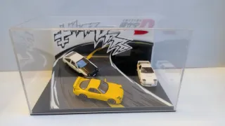 Timemicro Initial D Diorama Scene + Cars