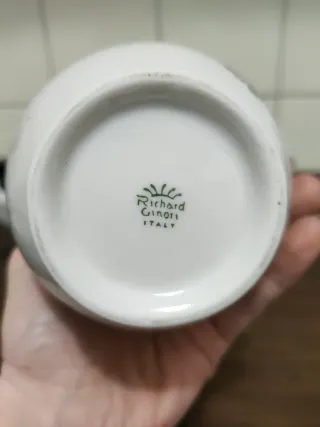 Vaso da latte Richard Ginori floreale