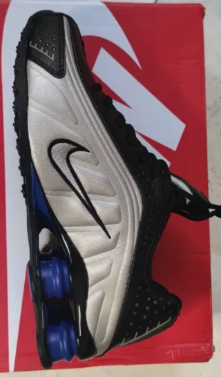 Nike Shox R4 Metálica Azul