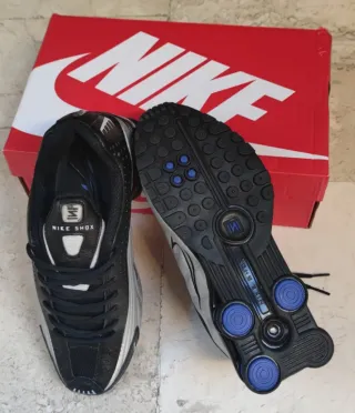 Nike Shox R4 Metálica Azul