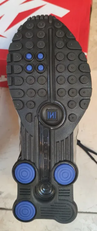 Nike Shox R4 Metálica Azul