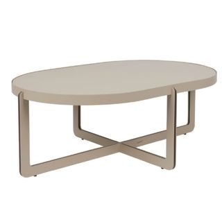 Mesa de Centro Ovalada Greige de Zuiver