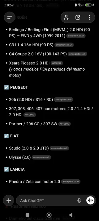 Kit Embrague Sachs Peugeot 206 / Citroen