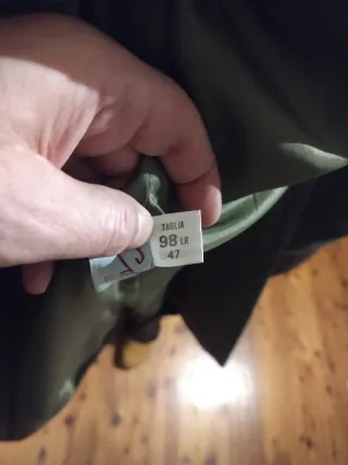 Cappotto vintage anni 70 verde oliva