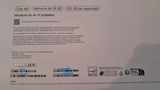 MacBook Air 13” M4 24GB RAM 512GB SSD Nuevo