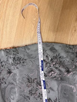 Traje de Fallera Gris y con detalles en Rosa