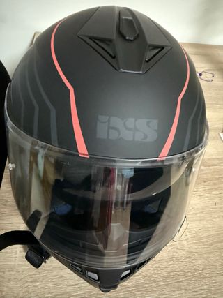 Casco NUEVO IXS 1100 2.1 Negro Mate/Rojo Talla XXL