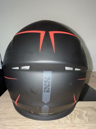 Casco NUEVO IXS 1100 2.1 Negro Mate/Rojo Talla XXL