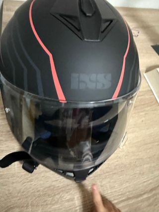 Casco NUEVO IXS 1100 2.1 Negro Mate/Rojo Talla XXL
