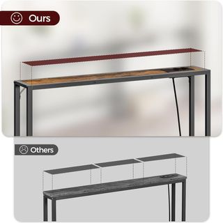 Mesa consola con enchufe y usb