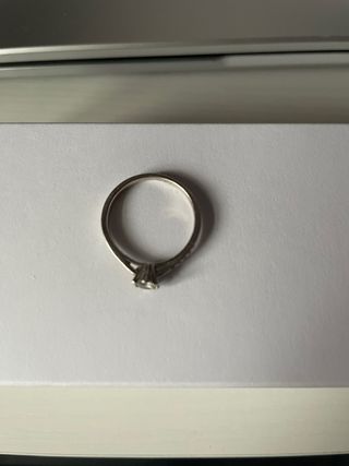 Anillo con Piedra plata Talla 13.5 Mujer