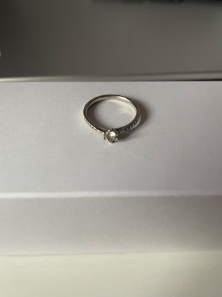 Anillo con Piedra plata Talla 13.5 Mujer