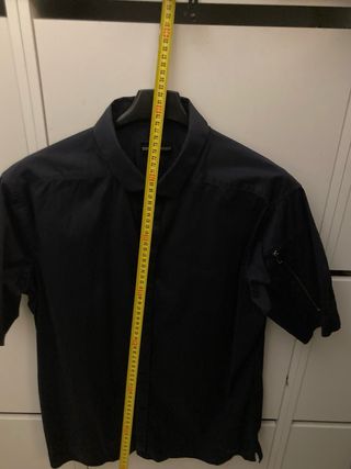 Camicia Emporio Armani Uomo Blu Scuro Zip