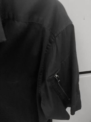 Camicia Emporio Armani Uomo Blu Scuro Zip