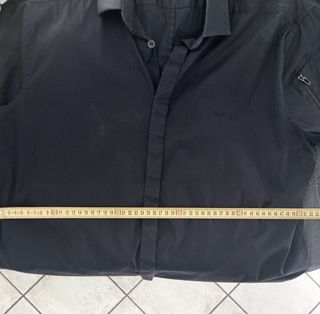 Camicia Emporio Armani Uomo Blu Scuro Zip