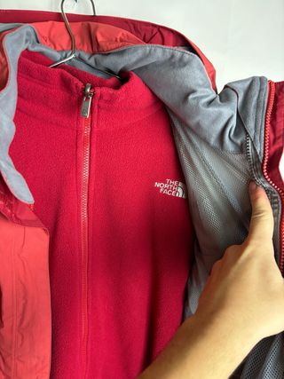 The North Face Chaqueta 3 en 1 Roja