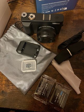 Cámara Digital Ultra HD 4K SONGDIAN Negra