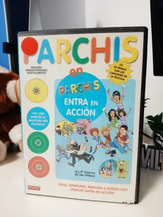 Colección 4 DVD Parchís la Guerra de los niños.