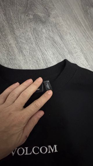 Sudadera Volcom Negra, como nueva