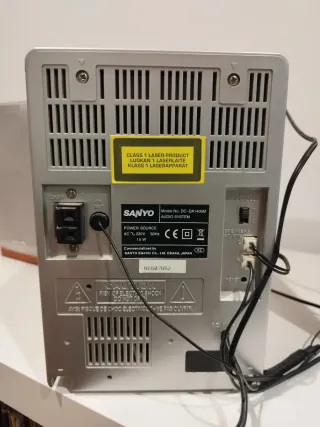 Minicadena Sanyo MP3 CD