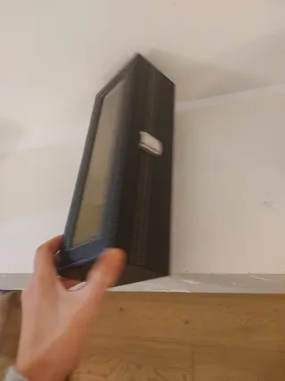 Scatola porta orologi nera e beige