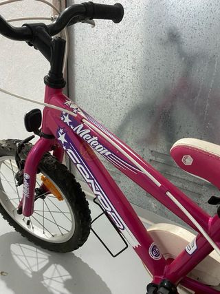 Bicicleta infantil Meteor rosa