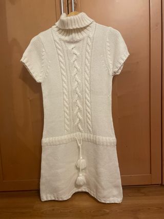 Vestido de punto cuello alto