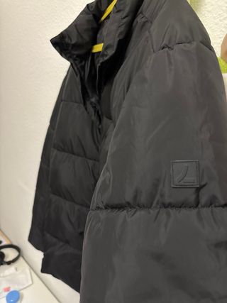 Chaqueta acolchada negra talla L