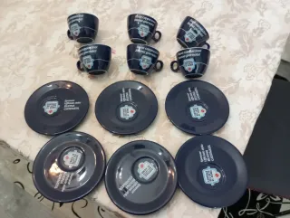 Set 2 Tazzine Cappuccino Centrale Latte Roma