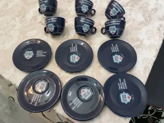 Set 2 Tazzine Cappuccino Centrale Latte Roma