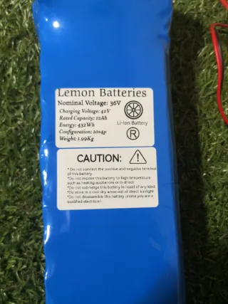 Batería Patinete Eléctrico 36V 12Ah 432Wh