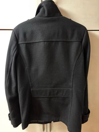 Abrigo de vestir negro talla S