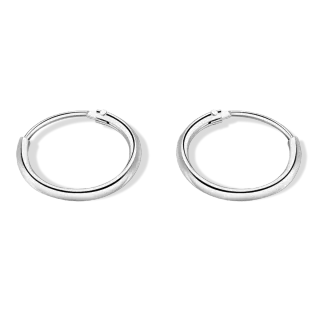 Pendientes Aros Plata de Ley 925