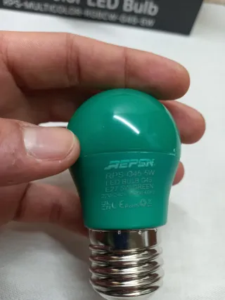 Set 12 Lampadine LED REPSN Multicolore