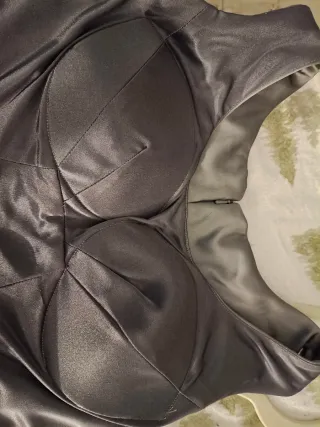 Vestido de fiesta plateado