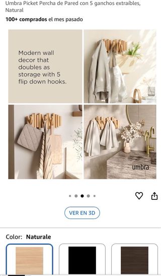 Perchero UMBRA PICKET 5-HOOK