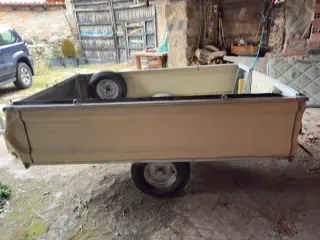 Remolque tienda adaptable carga con papeles