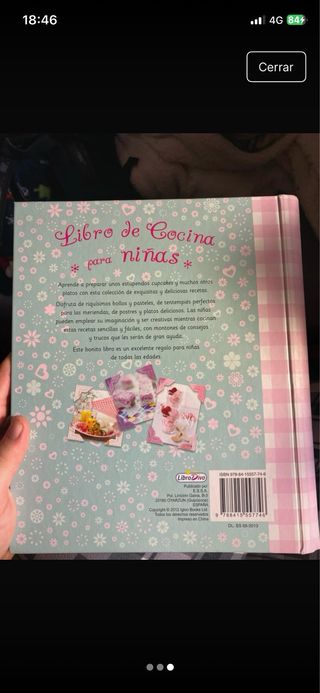 Libro de cocina para niñas