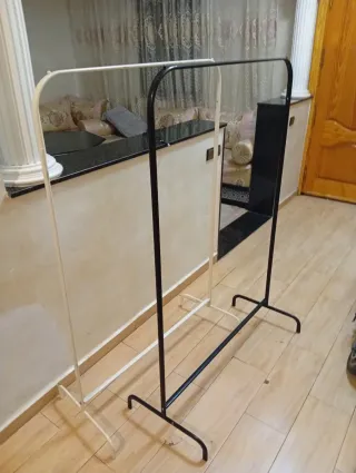 Appendiabiti in Metallo Bianco e Nero