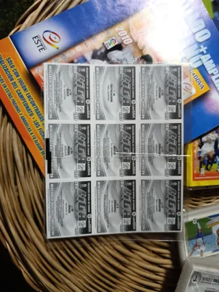 Álbum Cromos  Liga 2010  11 sin pegar + invierno