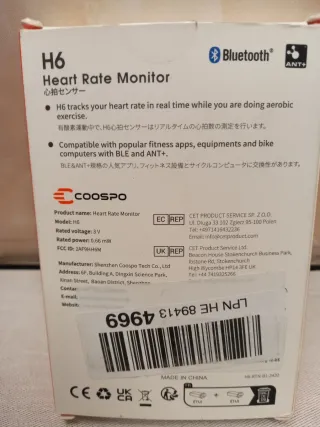 Fascia Cardio COOSPO H6