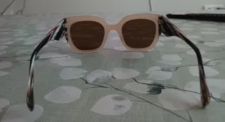 Gafas de sol mujer beige y negro