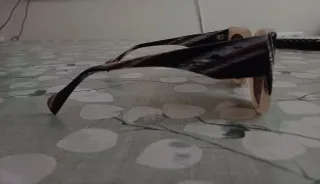 Gafas de sol mujer beige y negro