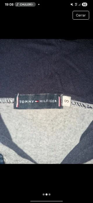 Sudadera Tommy Hilfiger Gris