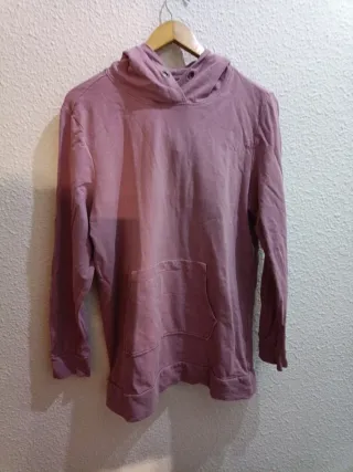 Sudadera rosa con capucha