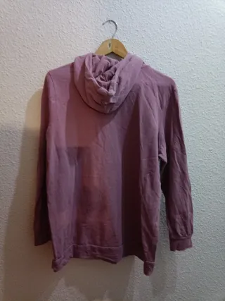 Sudadera rosa con capucha