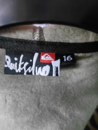 Sudadera Quiksilver Negra con Estampado