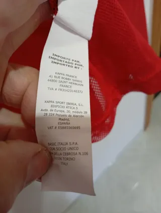 Giacca Kappa BARI CALCIO Impermeabile Rossa