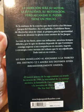 Serie Los Juegos del Hambre - Balada de pájaros...