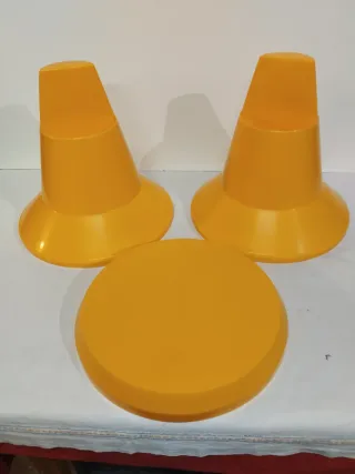 Sgabello Giganplast Diablo anni '70